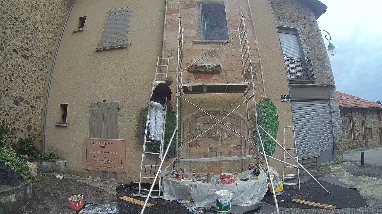 trompe l'oeil -St Laurent sur Gorre en 3mn