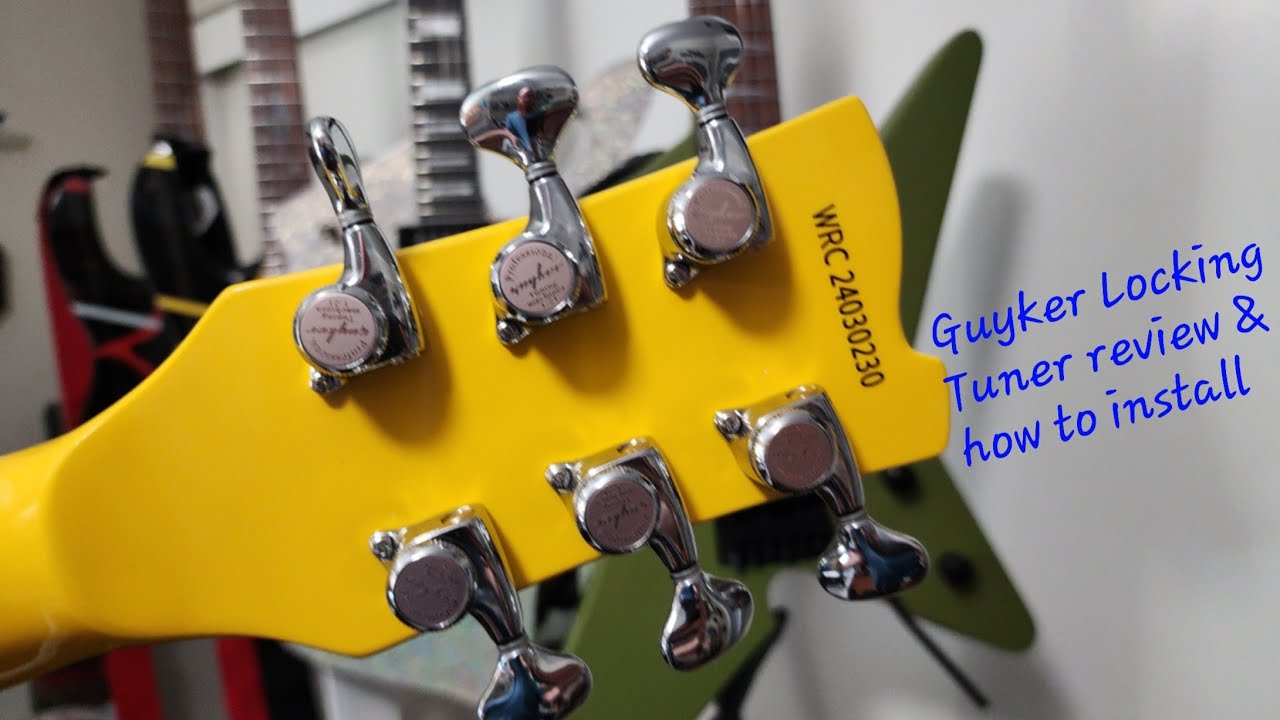 one of the most effective upgrades you can do to your guitar, Guyker locking tuners