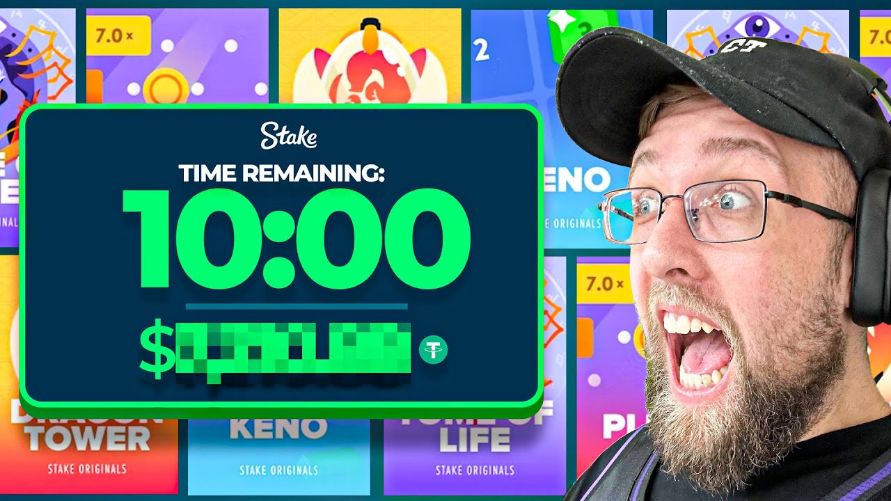 I Had ONLY 10 Minutes to Win BIG on Stake Originals&hellip; CRAZY LUCK!