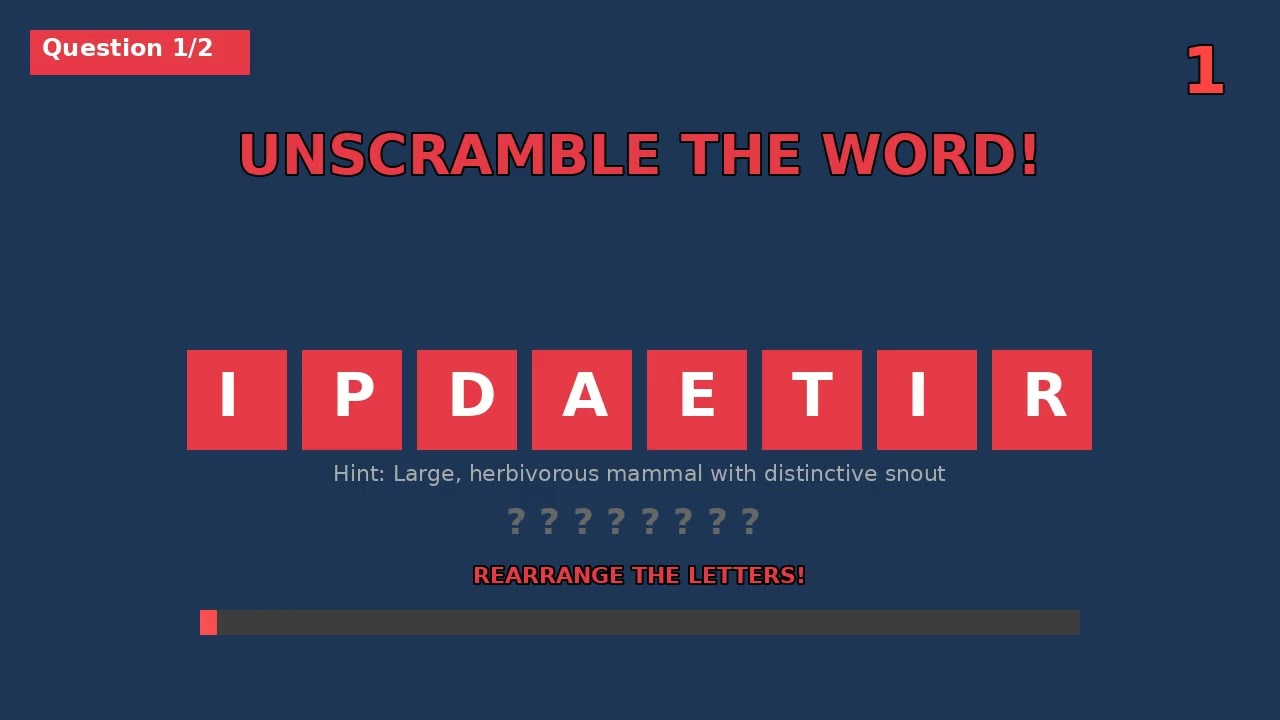 Daily Quiz Quest - Animals Word Challenge #8 | Can You Solve?