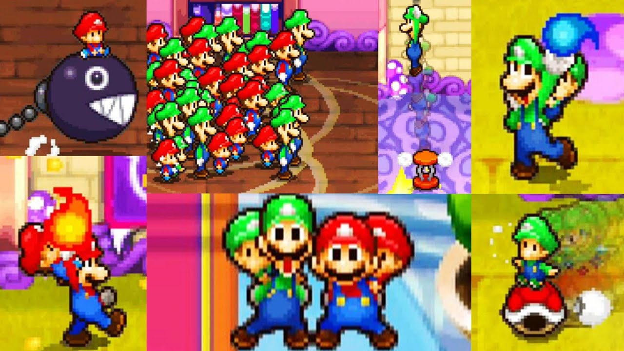 【マリオアンドルイージRPG2】ブラザーアタック集 /Mario & Luigi: Partners in Time All Bros.【トラウマゲーム】
