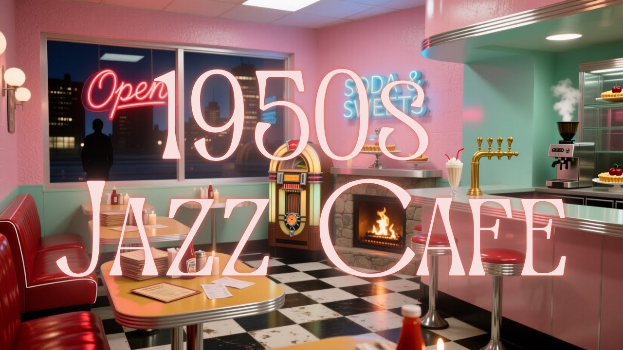 1950s Diner Jazz — 1 Hour Retro Jazz for Coffee, Creativity & Good Vibes