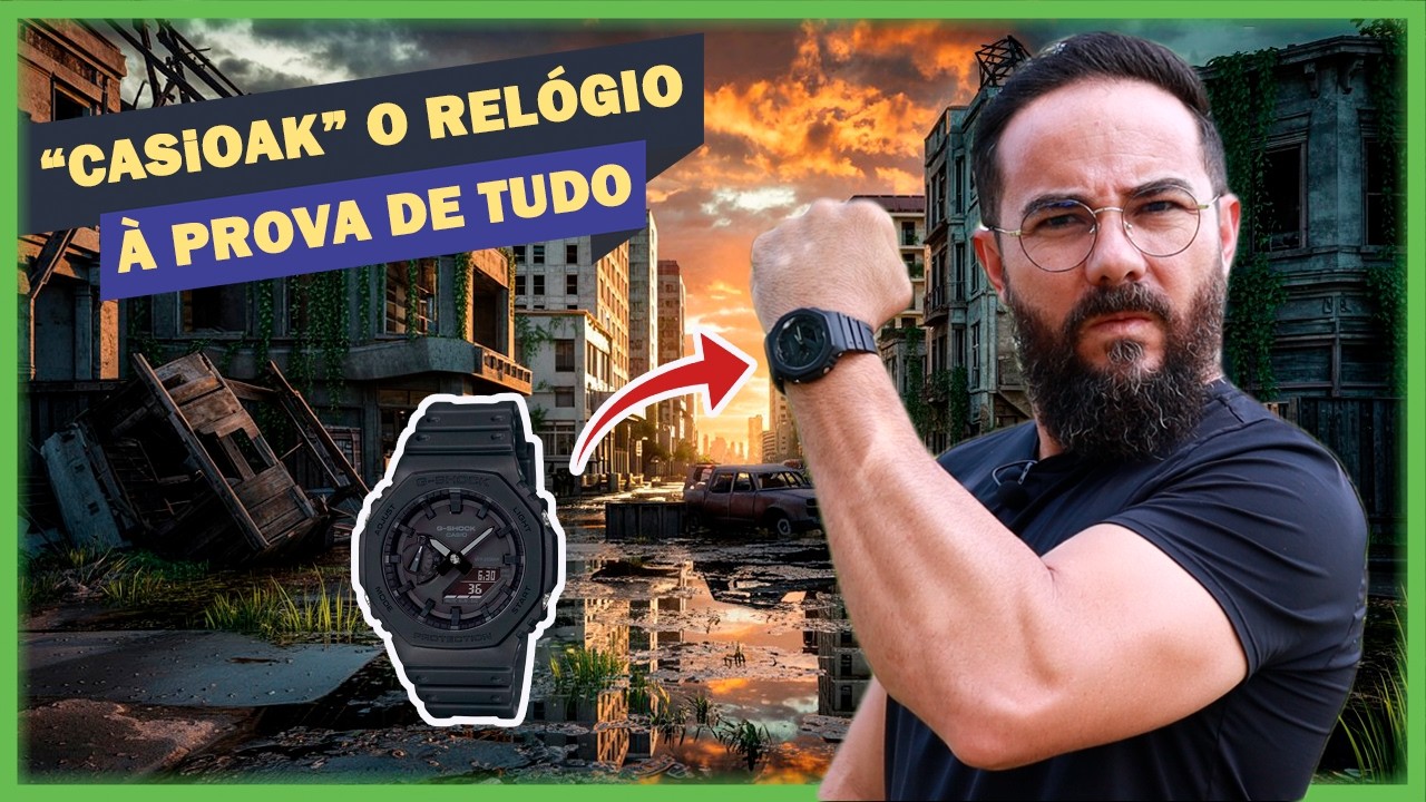 Review G-Shock GA-2100 CasiOAK o relógio perfeito para sobrevivência - Deixa eu ver Ep. 151
