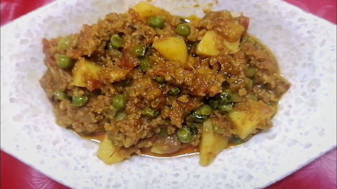 Darbar-e-Keema Aloo Mater | easy and quick keema recipe 