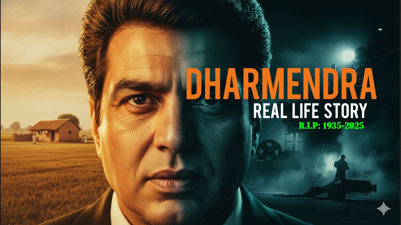 DHARMENDRA STORY | BOLLYWOOD HE-MAN | FROM PUNJAB VILLAGE TO BOLLYWOOD STARDOM