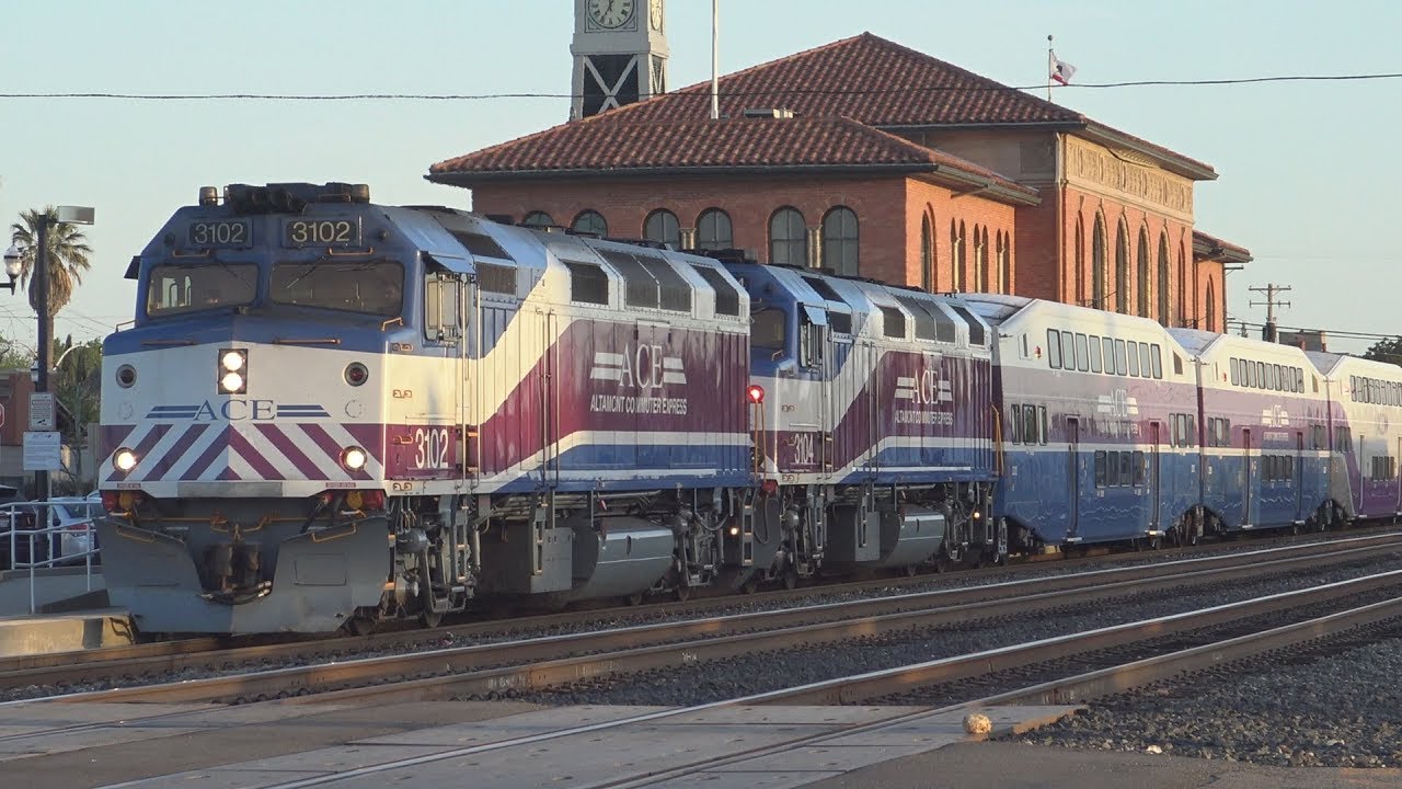 Railfanning Stockton (Downtown / ACE) - 4/13/18
