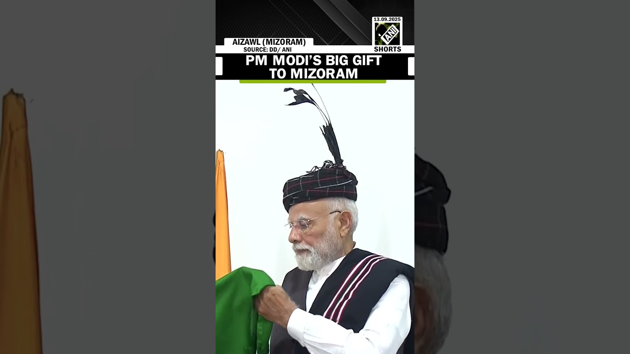 PM Modi lays foundation stone, inaugurates development works in Aizawl, Mizoram