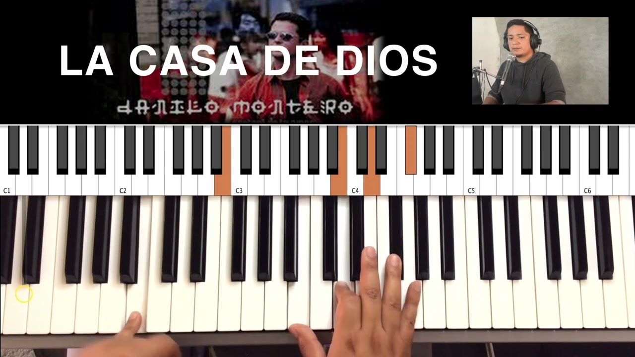 La casa de Dios - Danilo montero - Piano Tutorial completo 🎹🔥