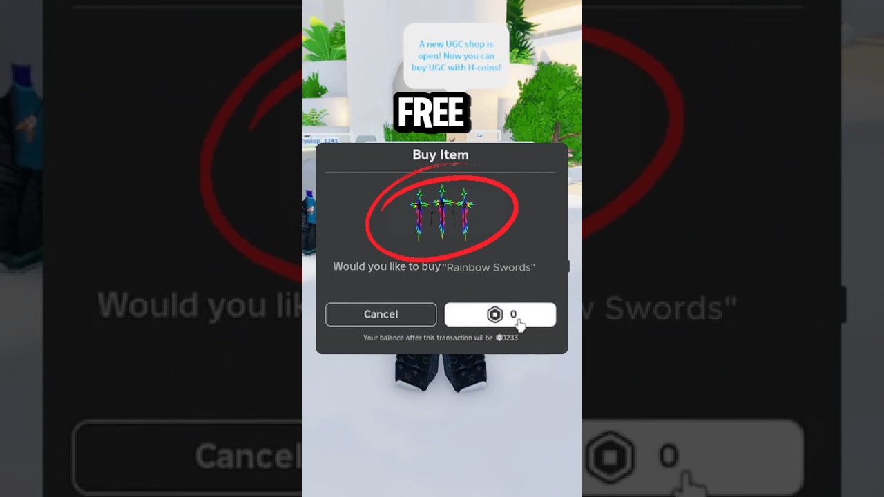 *НОВИНКА* Крутой радужный бесплатный предмет в Roblox 2025 #roblox #freeitems