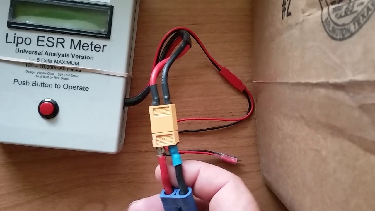 LIPO ESR meter INTERNAL RESISTANCE tester Battery tester