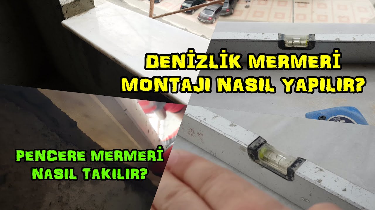 #MERMER #DENİZLİK #MONTAJI NASIL YAPILIR ? / #PENCERE #MERMERİ NASIL TAKILIR ?  #denizlik #doğrama