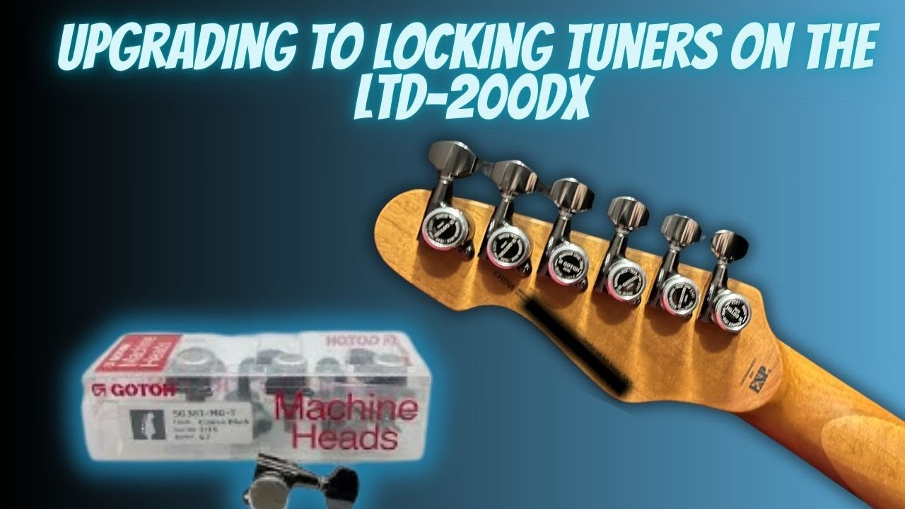 I Installed Gotoh SG381-07 MG-T Locking Tuners on My LTD-200DX and Got AMAZING Results!