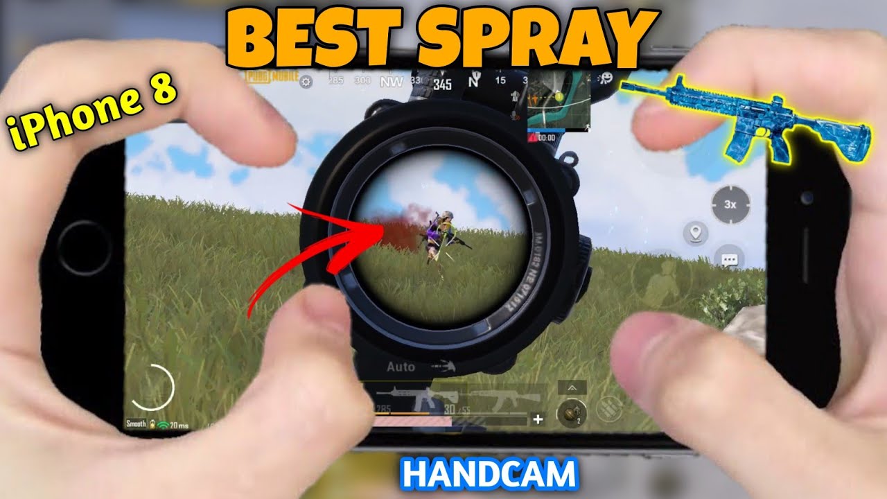 iPhone 8 PUBG Test 4 Finger Claw Gyroscope | Handcam Gameplay | PUBG MOBILE #26