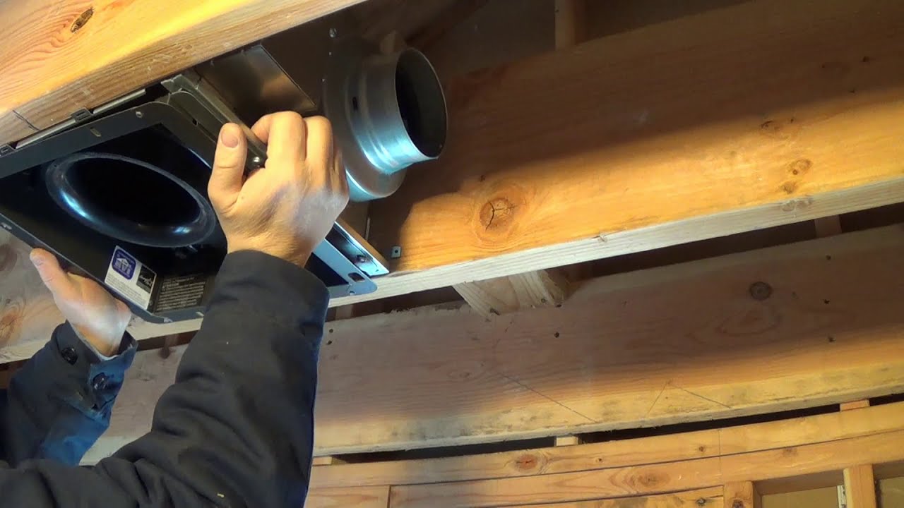 How to install bath fan Panasonic