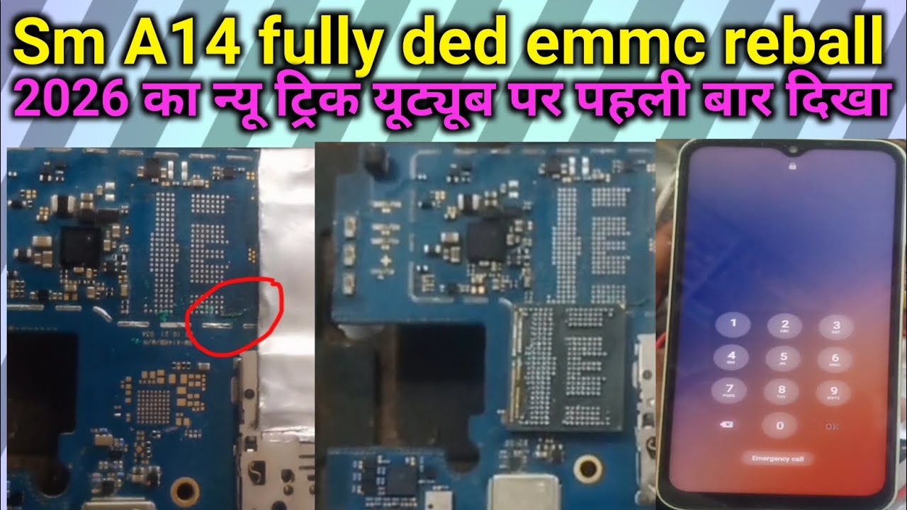 samsung a14 dead solution // Onaly emmc Teball 