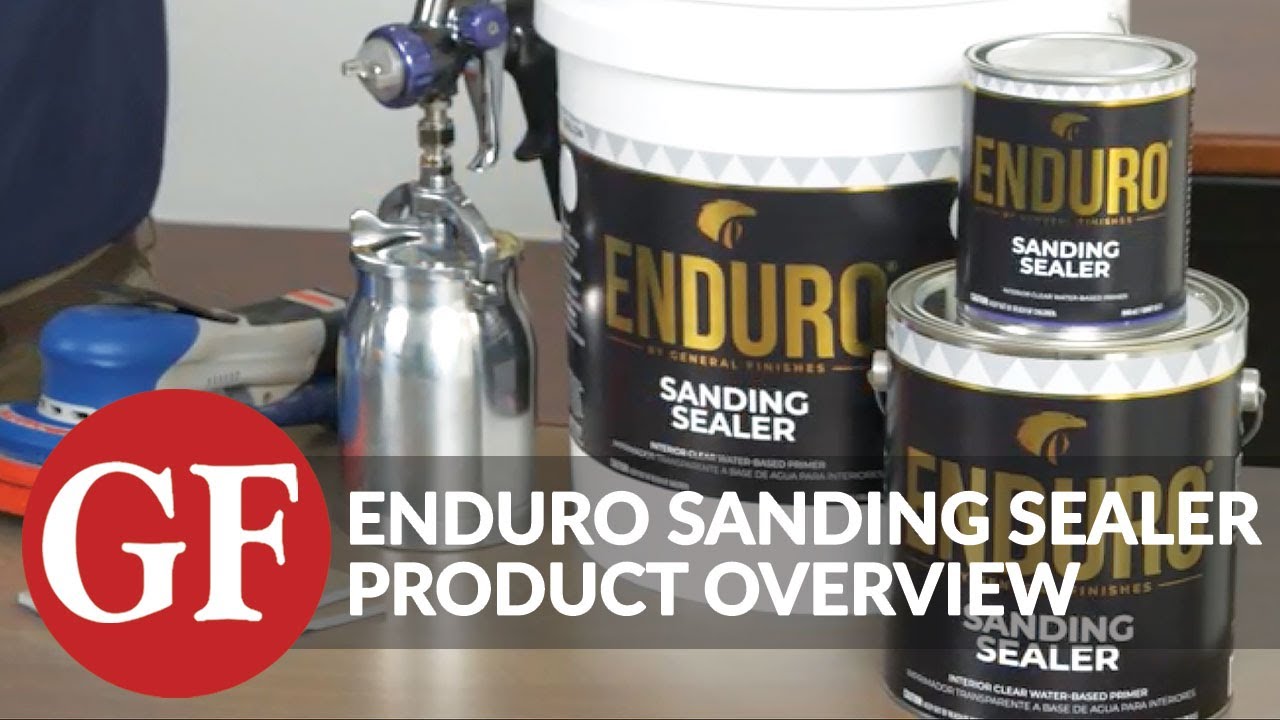 Enduro® Professional Water Based Sanding Sealer for Professional-Industrial Users | General Finishes