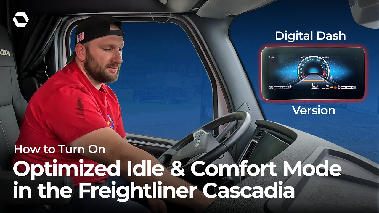 Turn On Optimized Idle & Comfort Mode in Cascadia (Digital Dash Version)