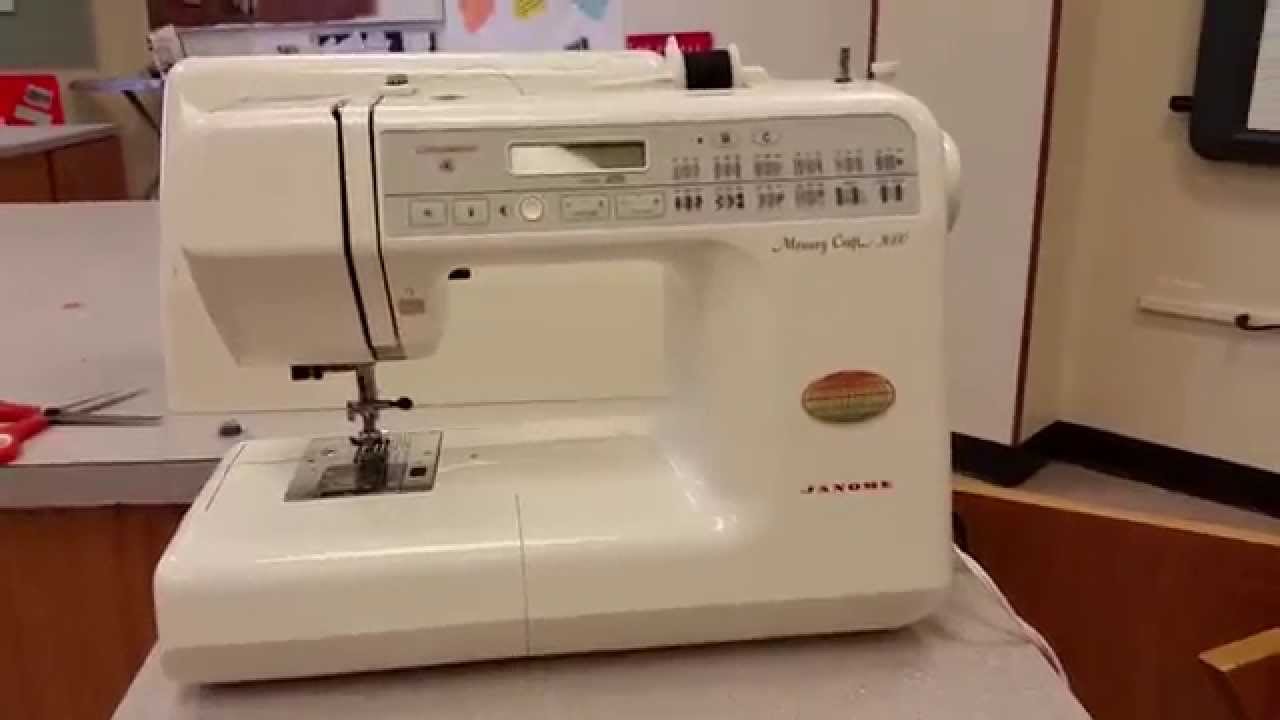 How to Insert Top Thread in Janome Memory Craft 3000 Series Sewing Machine