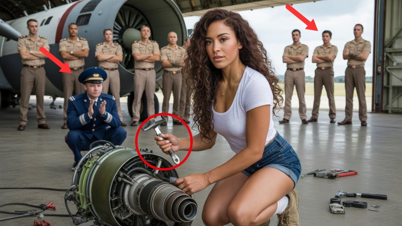 Una joven Mexicana de vacaciones encendió un avión que 10 mecánicos americanos no pudieron arreglar