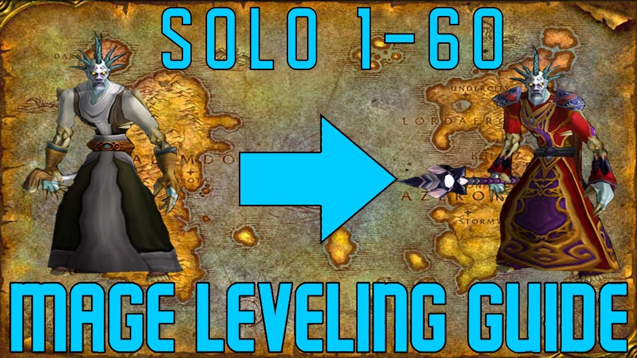 Horde Mage Speed Leveling Guide | Solo AoE Farm locations 1-60 (also some quests) | Mage Compendium