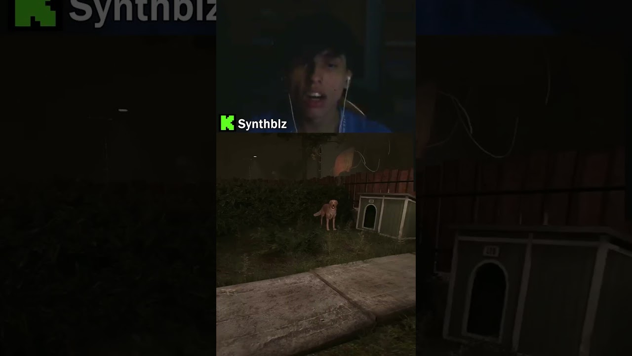 Bro se asusto con un perro #kick #under #clips #gaming #stream #terror #susto #synthblz