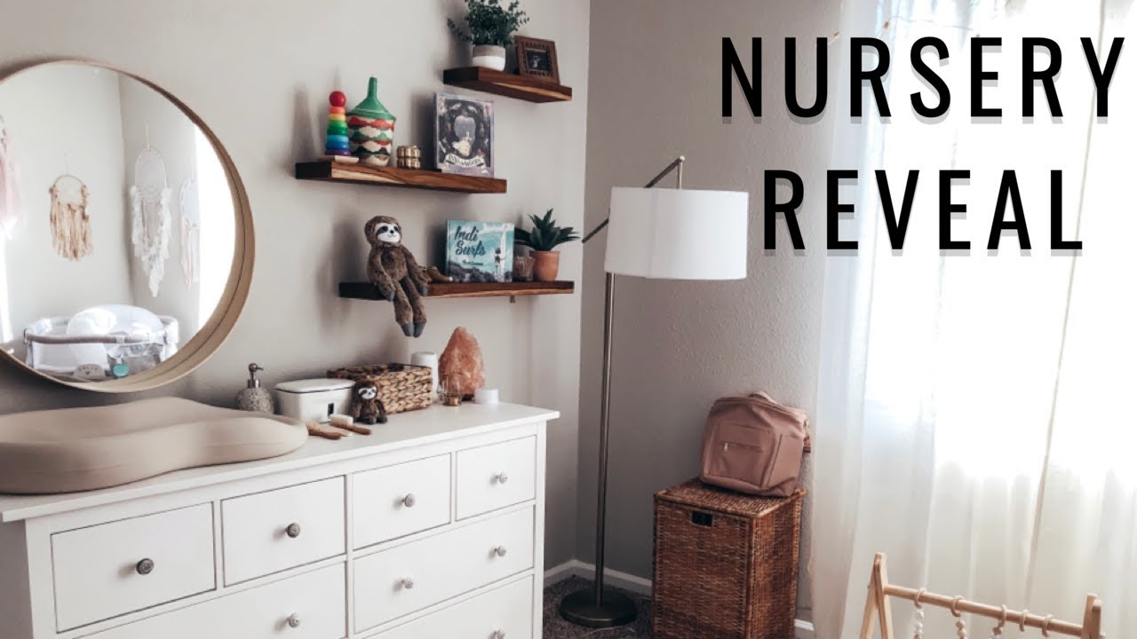 BABY GIRL BOHO NURSERY TOUR | Hillary Alex