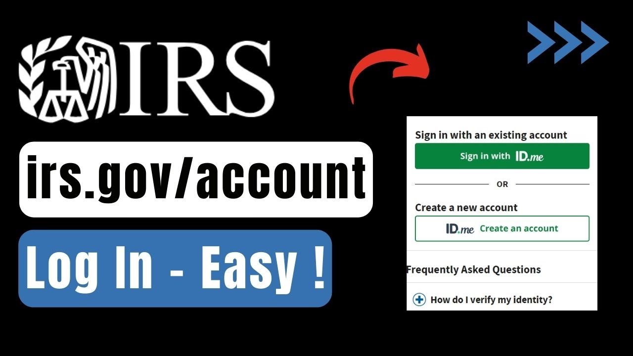 irs.gov/account Войти!
