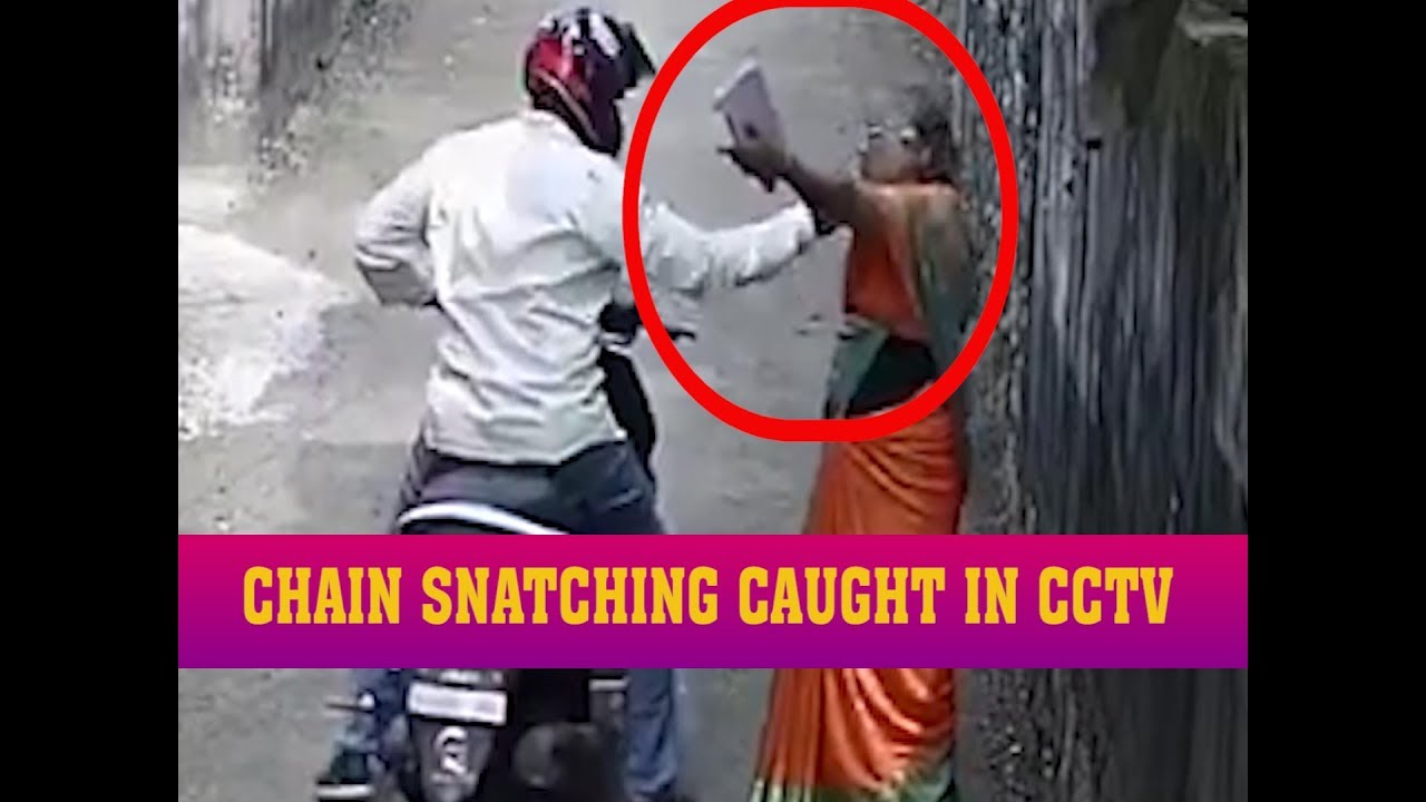 Top Chain Snatching Case In India Caught In CCTV