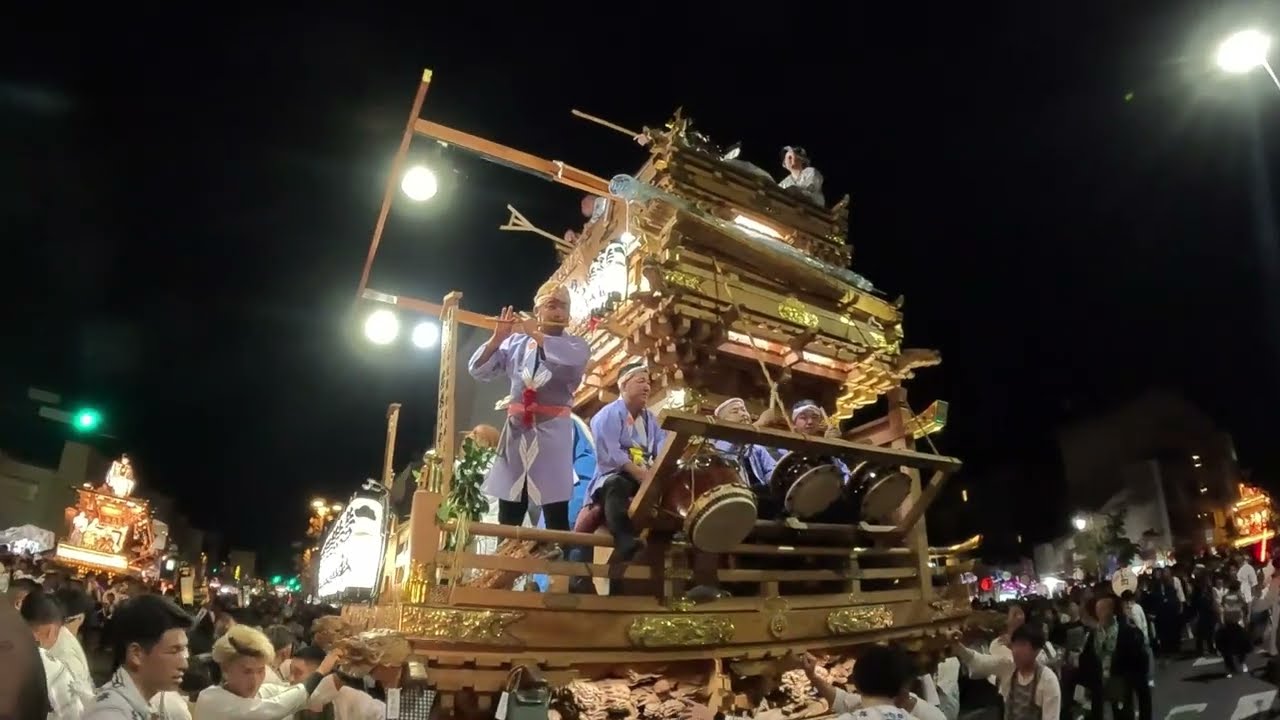 石岡のおまつり2025年　2日目　カギヤ前