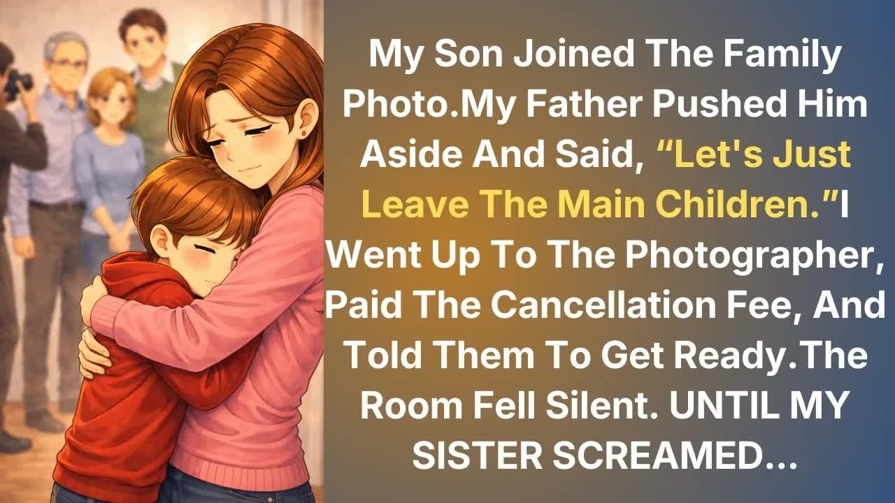 My Son Joined The Family Photo My Father Pushed Him Aside And Said, “Let's Just Leave The Main