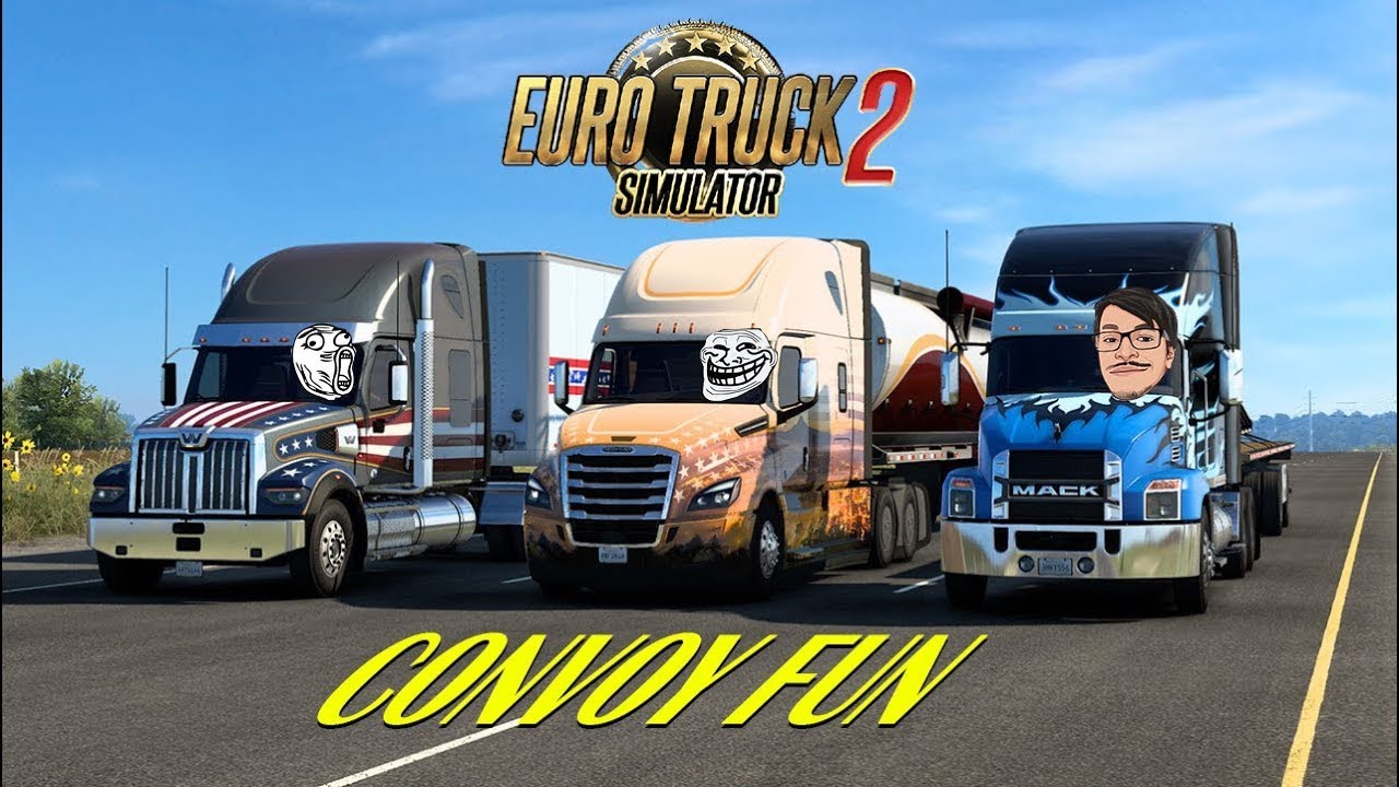😂 ETS2 Convoy LIVE | Fun Moments & Crazy Trucking With Friends 🚛 | Euro Truck Simulator 2