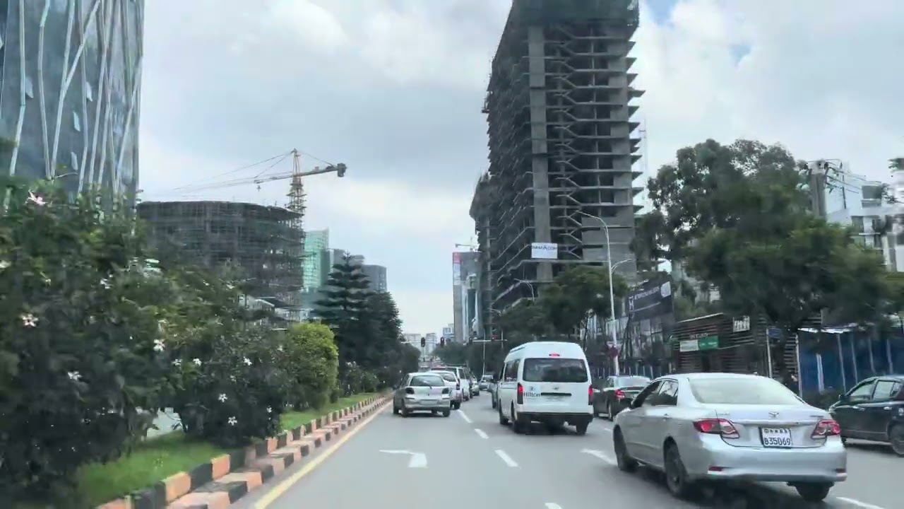 FINFINNE , ADDIS ABABA , ETHIOPIA drive tour