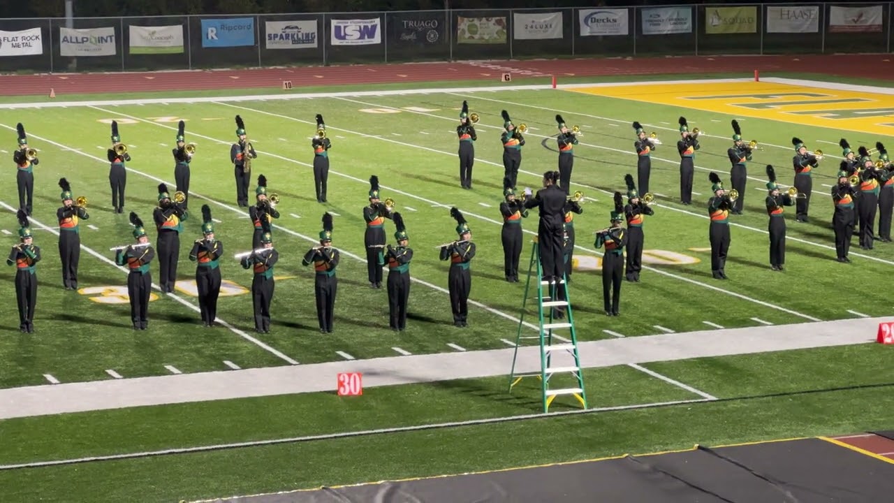 Huron Marching Band Performance 2025