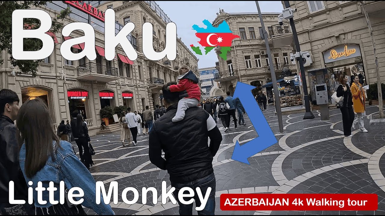 Baku | TArgovu | Summer walking tours in 4k 60 fps #baku #azerbaijan