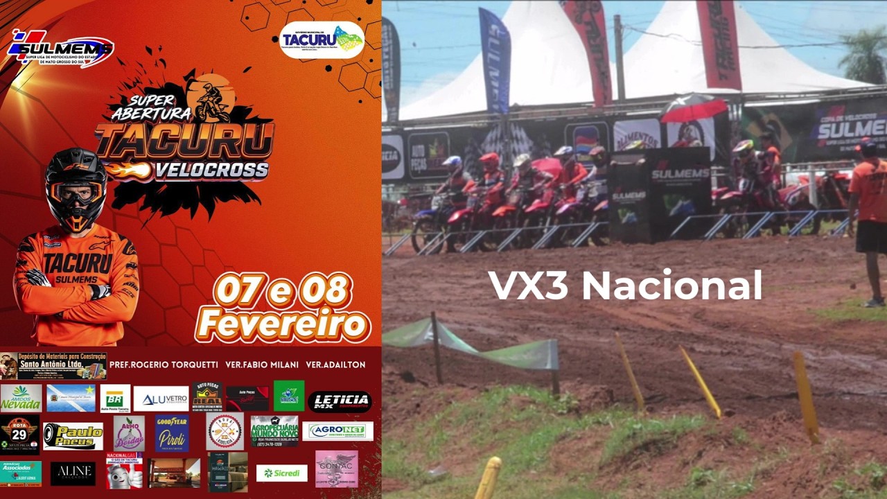 VX3 Nacional em Tacuru pela Sulmems 2026