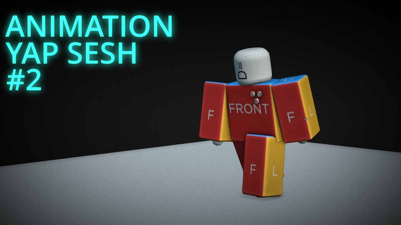 Literally yapping while animating ROBLOX comms