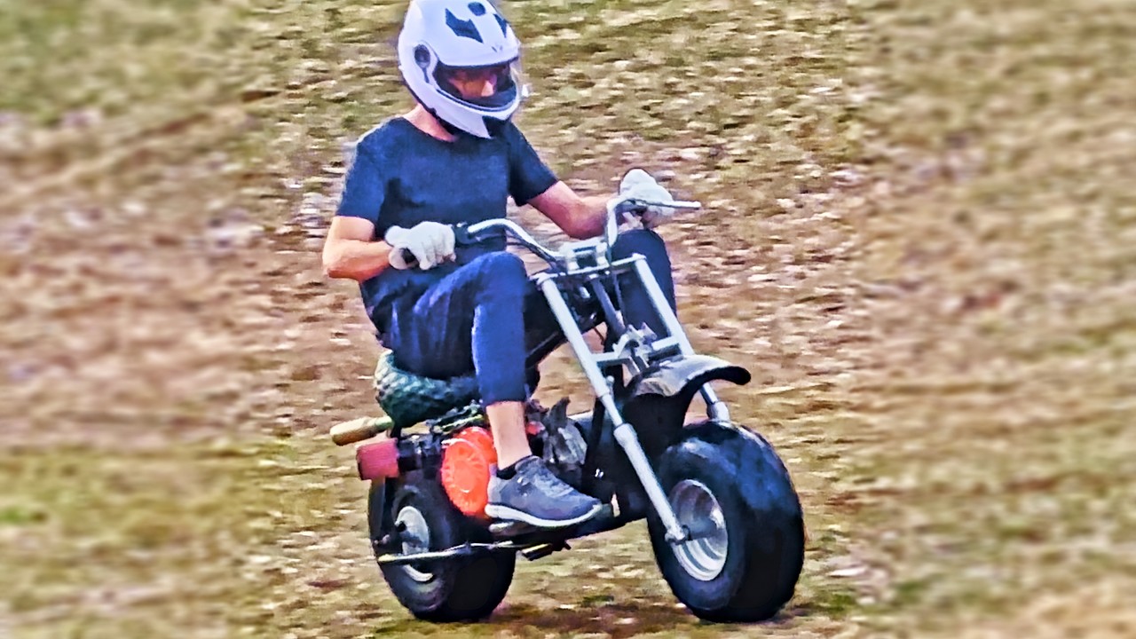 390cc Mini Bike: Short Dirty Dusk Ride!