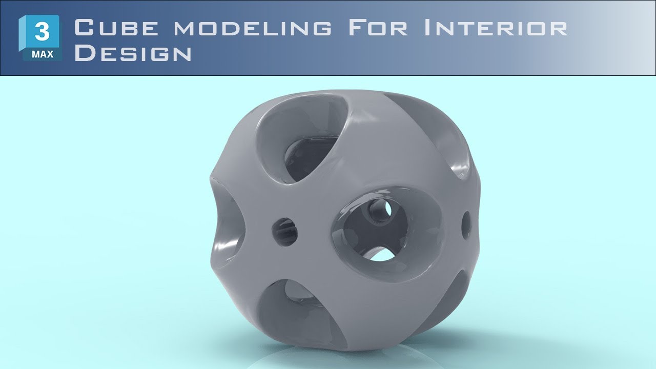 Cube modeling for interior design | 3DS max design | Hanora 3D