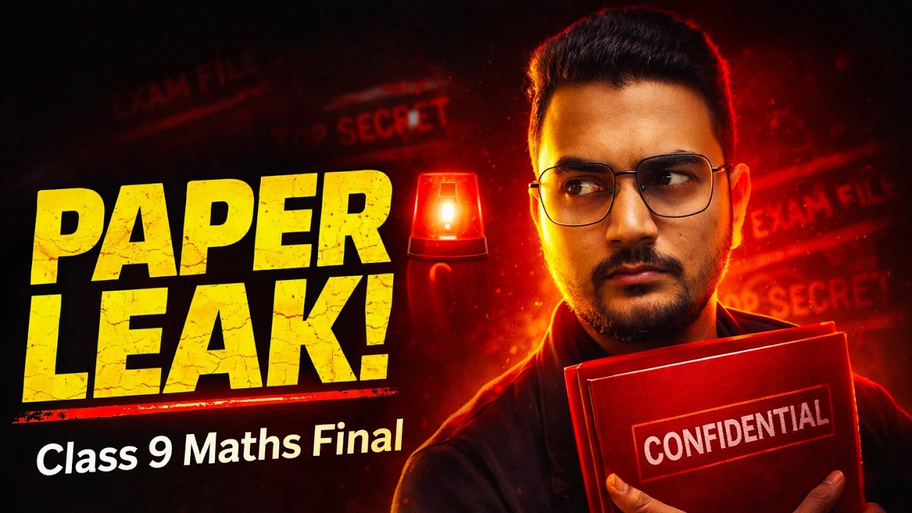 Class 9 Maths Final Exam Question Paper 2026 | Most Important Questions | MD Sir