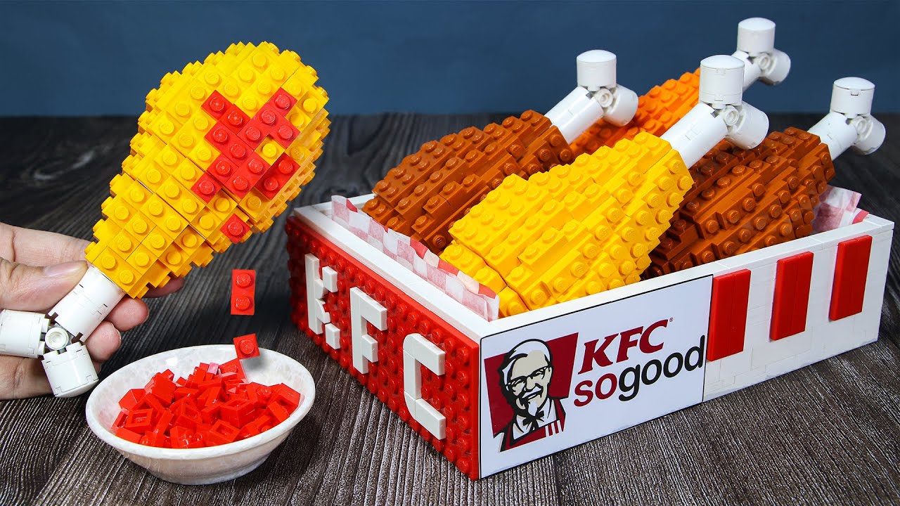 Satisfying Crispy KFC FRIED CHICKEN 🍗 | Lego Cooking Food ASMR