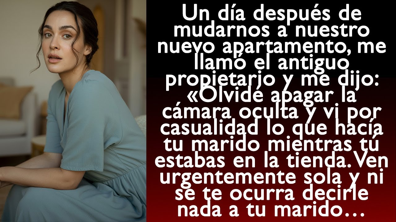 «Olvidé apagar la cámara oculta y vi por casualidad lo que hacía su marido mientras usted estaba...