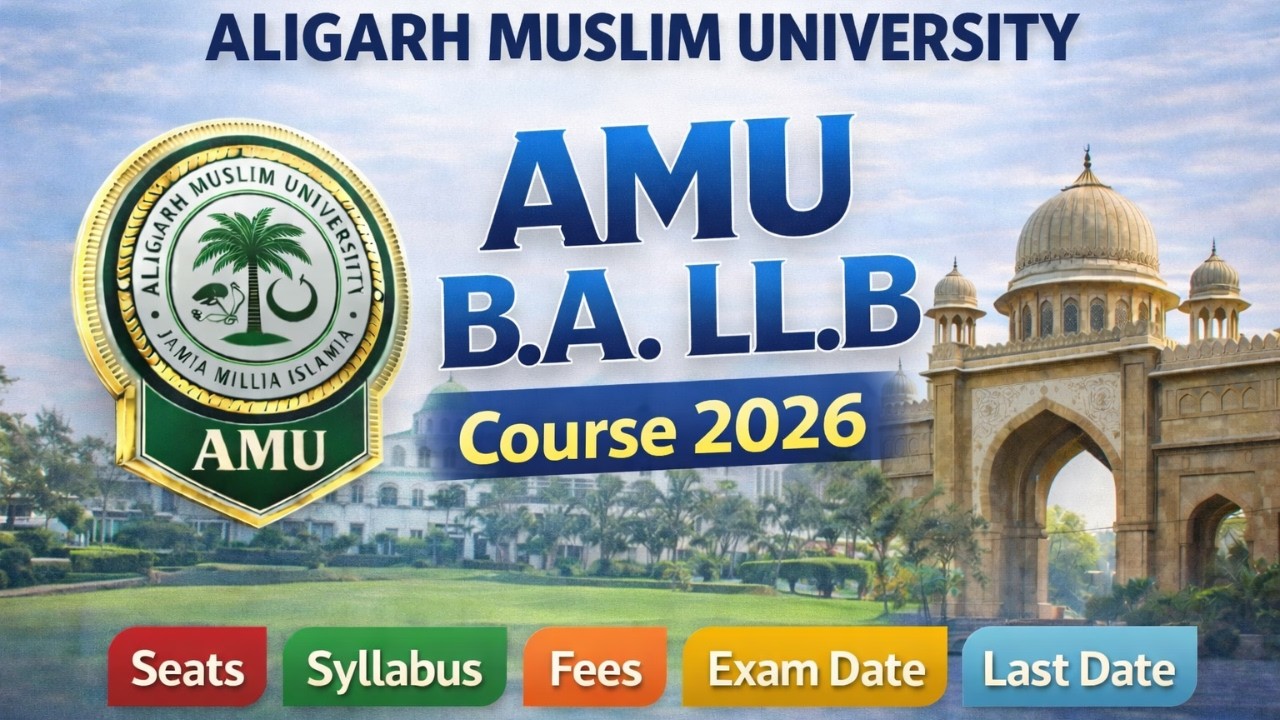 AMU B.A. LL.B Admission Process 2026 | Exam Date, Seats, Syllabus, Fees | @UniversityWorld