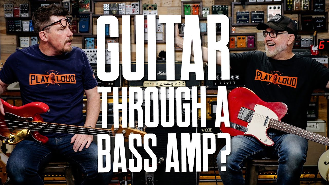 Electric Guitar Through A Bass Amp? [With Guitar Pedals, Preamps Effects & More]