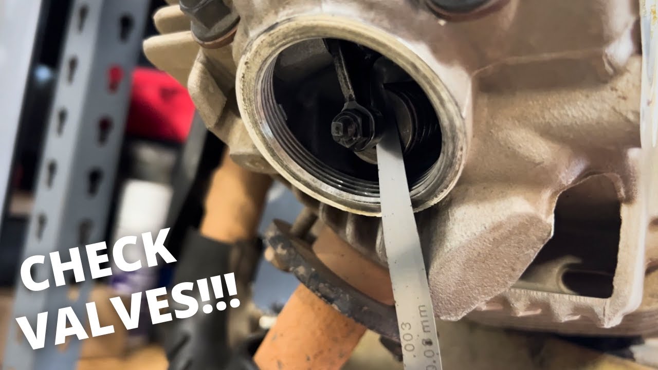 How to Check TTR110 Valve Clearances