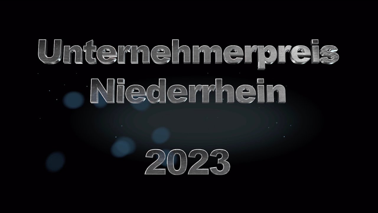 Trailer Unternehmerpreis 2023 für das Wirtschaftsforum Niederrhein
