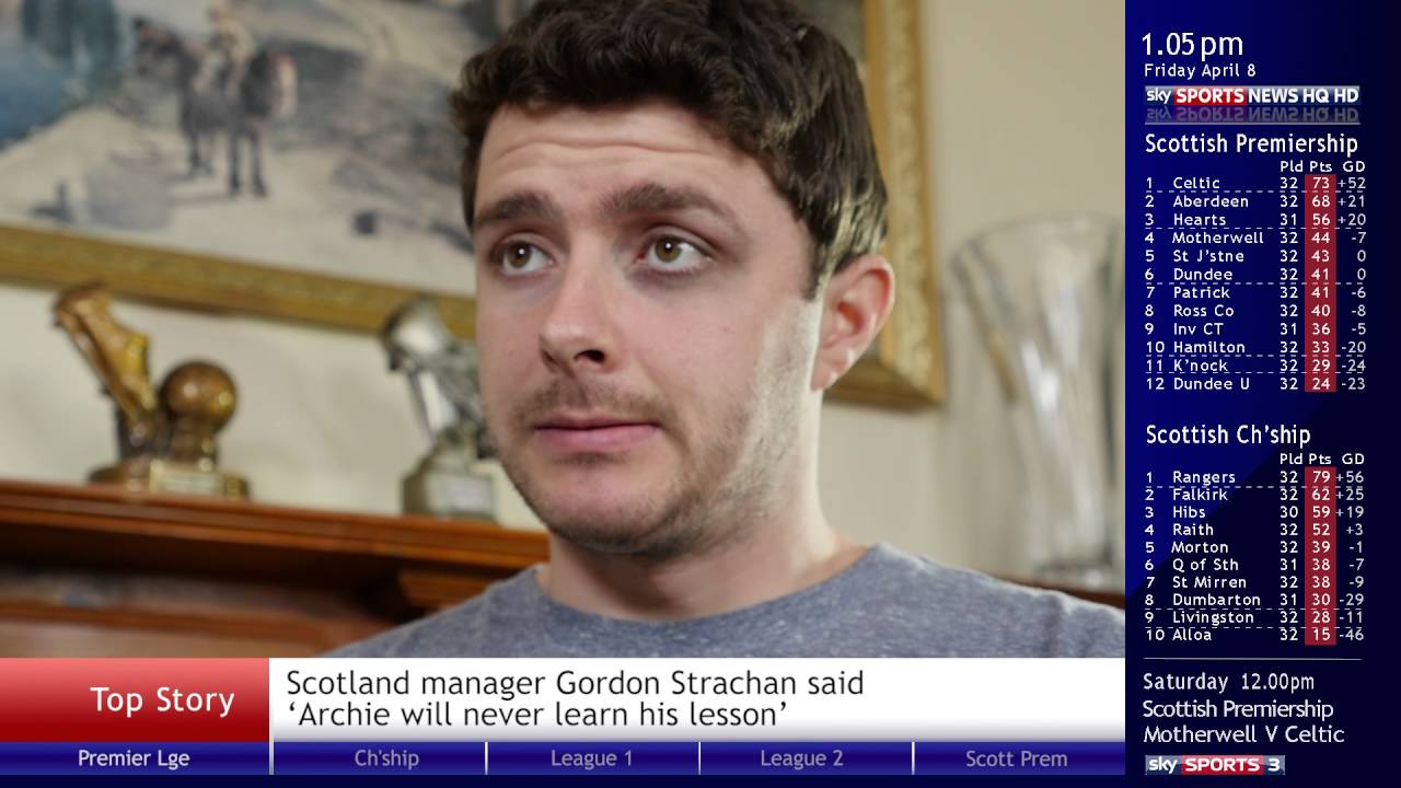 Sky Sports News - Drunk Scottish Footballer