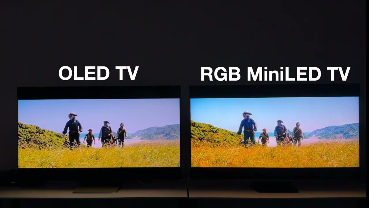 OLED tv vs RGB MiniLED Tv comparison review