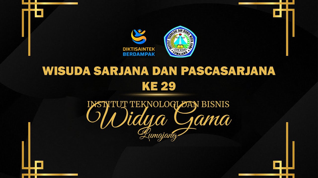 WISUDA SARJANA DAN PASCASARJANA KE 29 ITB WIDYAGAMA LUMAJANG