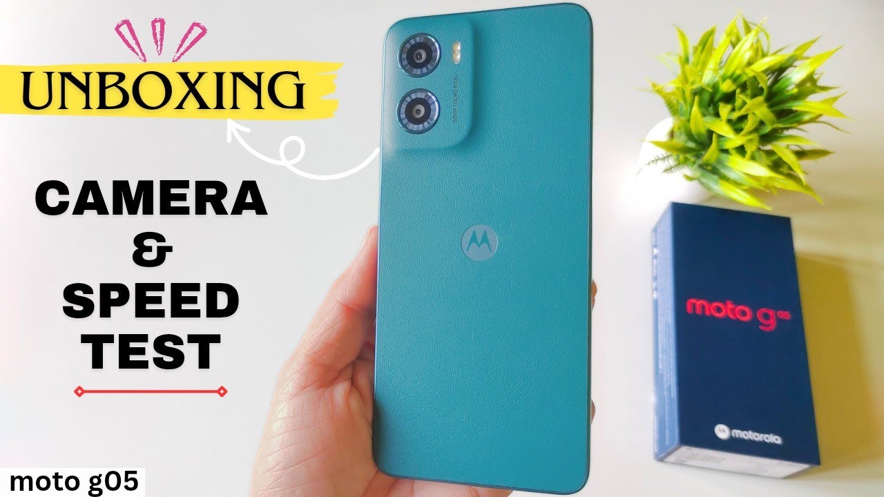 Moto g05 🔥 Unboxing, Setup, Camera, and Speed Test