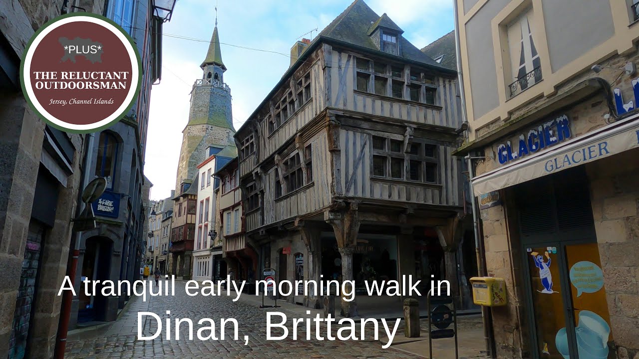 A tranquil early morning walk in Dinan, Brittany #france #walking #travel